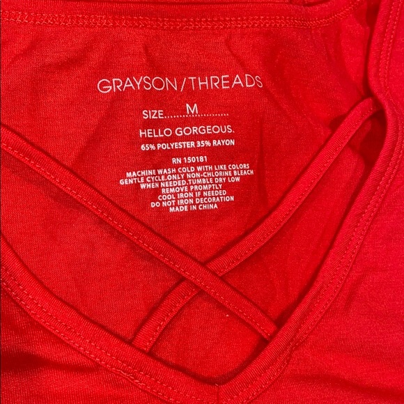 Grayson/Threads “I’ll Drink To That” Top - Picture 2 of 2